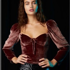 Wilfred Novella Velvet Blouse